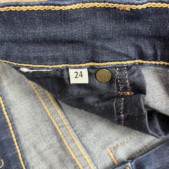 7 For All Mankind Skinny Blue Jeans Pants Denim ((size 24)) - Picture 7 of 7